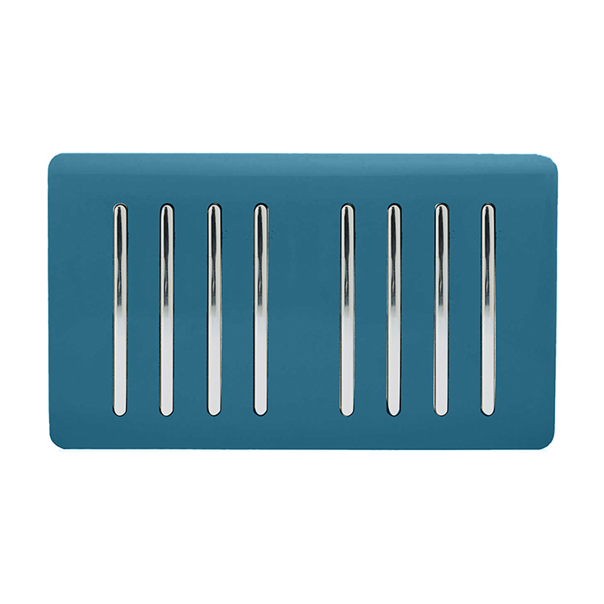 ART-SS88OB  8 Gang 2 Way 10 Amp Rocker Twin Plate Ocean Blue